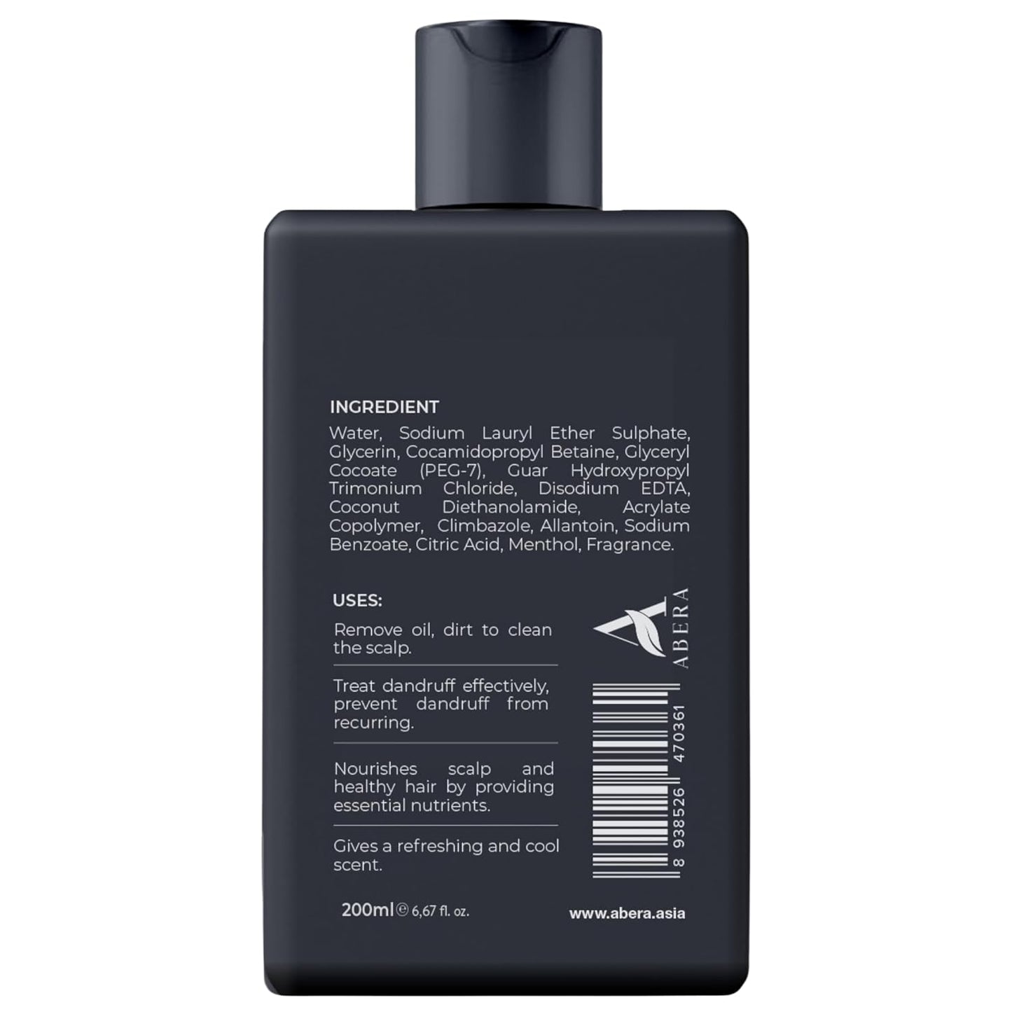 Abera Amanda Anti-Dandruff Shampoo | Nourishing Formula for Stronger Hair & Healthy Scalp