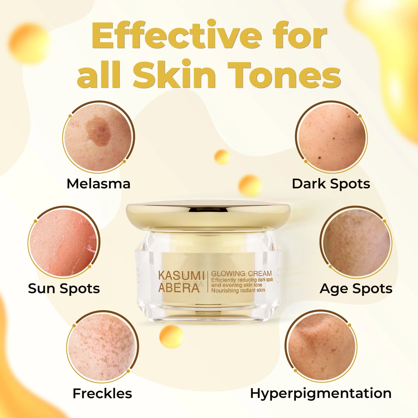 Abera Kasumi Glowing Cream | Melasma Care & Deep Hydration for Radiant, Smooth Skin