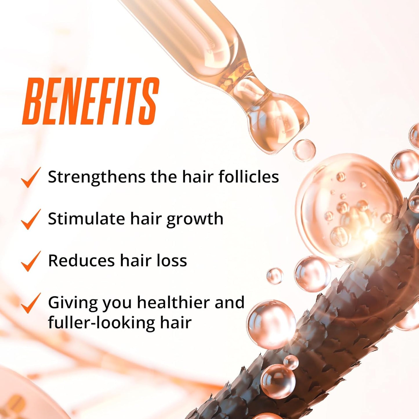 Abera Hair Growth Serum | Natural Regrowth with Biotin & Castor Oil for Hair Loss