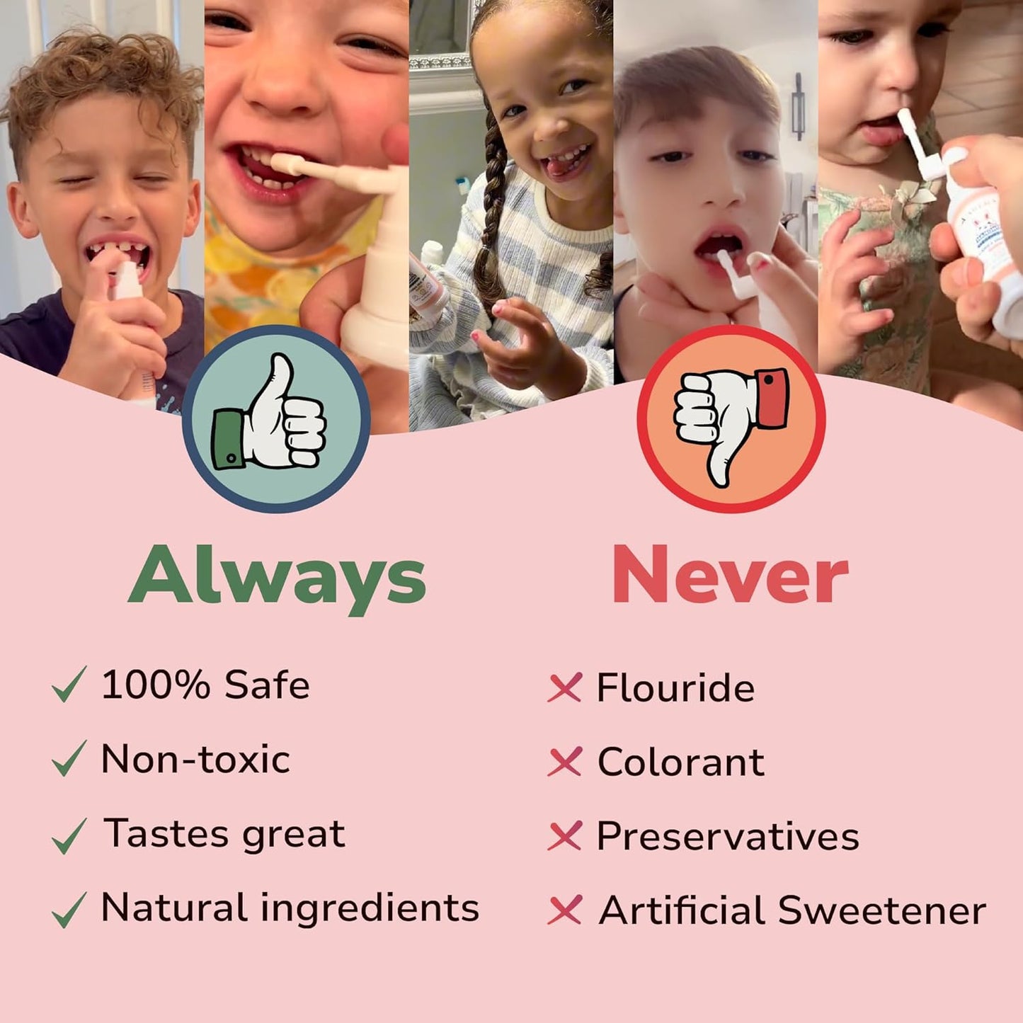 Abera Anti-Caries Kids Oral Spray | Gentle Tooth Care for Babies, Toddlers & Kids