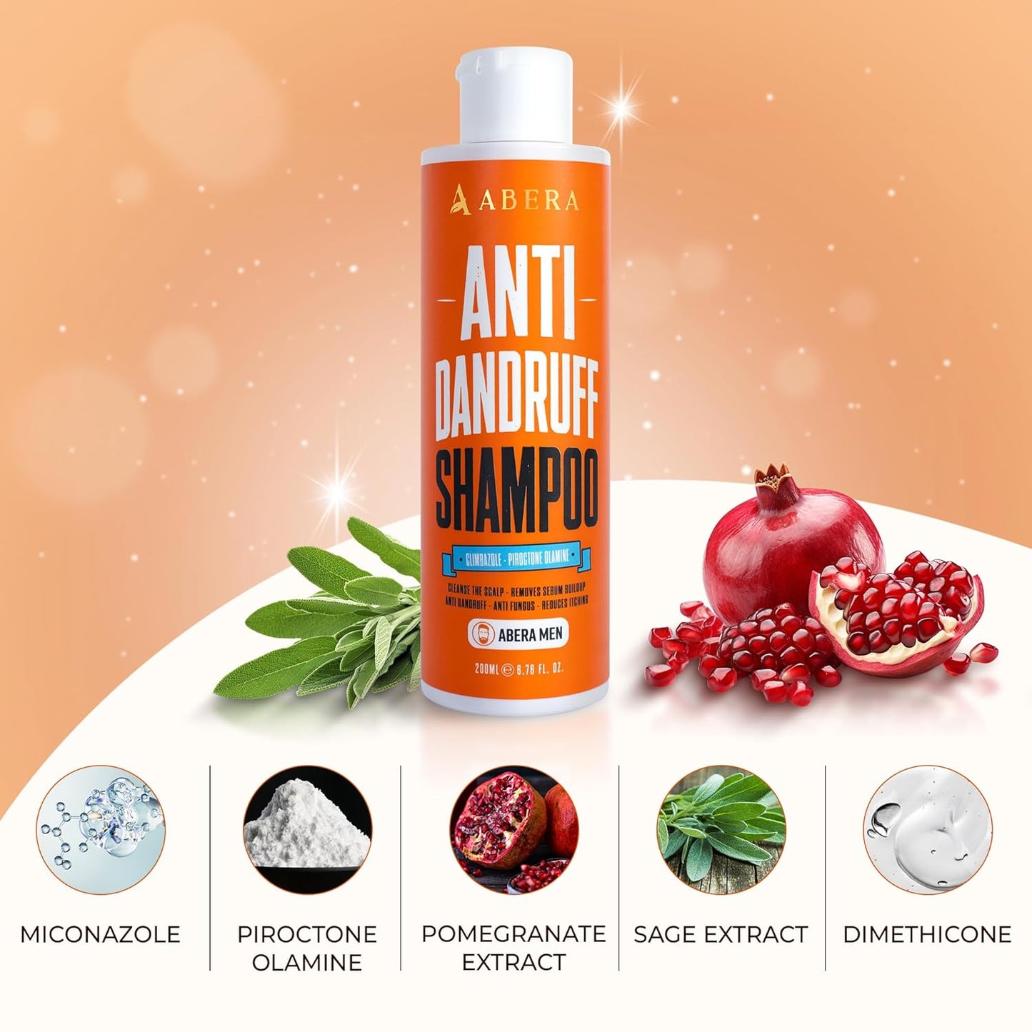 Abera Anti-Dandruff Shampoo | Nourishing Formula for Healthy Scalp & Stronger Hair Growth