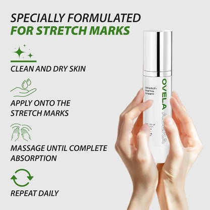 Abera Maternity Stretch Mark Cream | Pregnancy & Weight Change Care for Smooth Skin