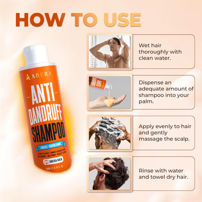 Abera Anti-Dandruff Shampoo | Nourishing Formula for Healthy Scalp & Stronger Hair Growth